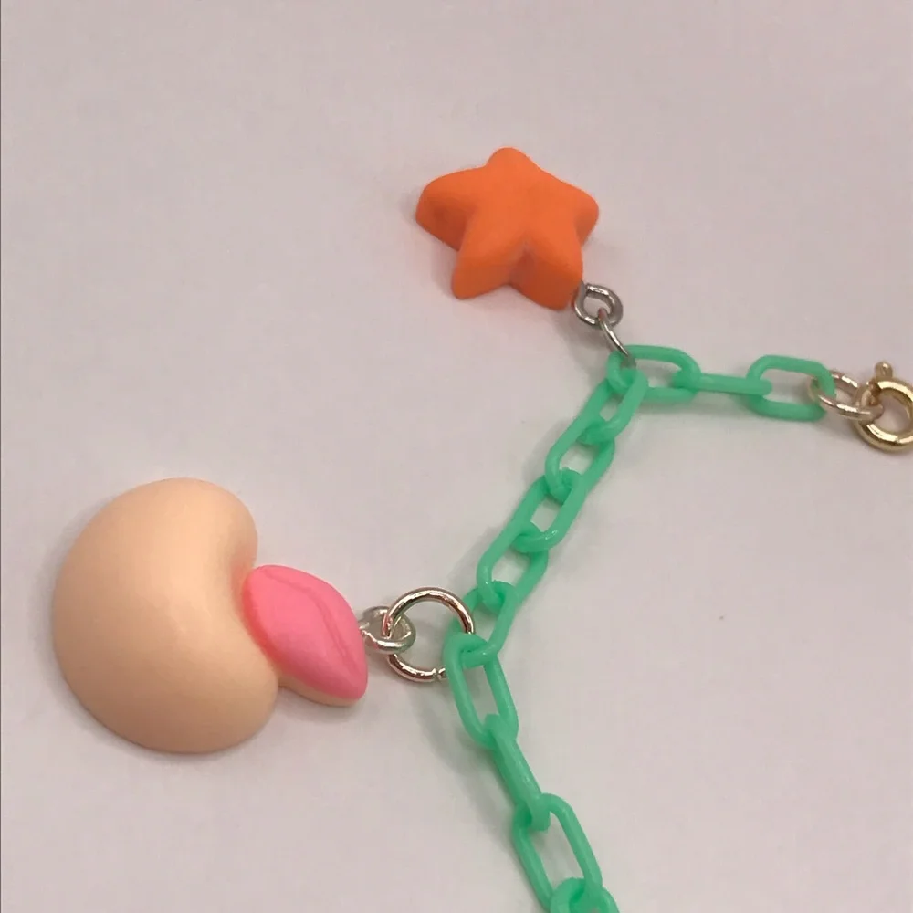 Handmade Kawaii Resin Charm Bracelet - Picture 2 of 6